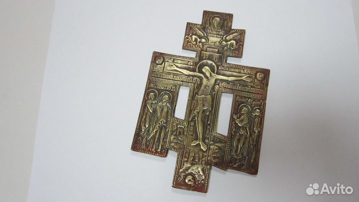 Старинный Киотный Крест 