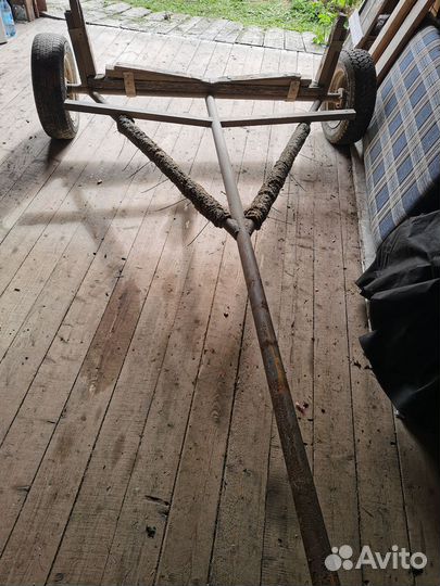 Прицеп под казан ку самодел