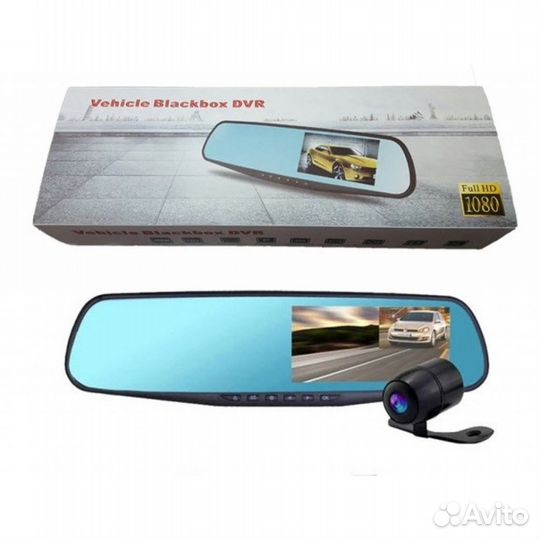 Зеркало-видеорегистратор с камерой заднего вида