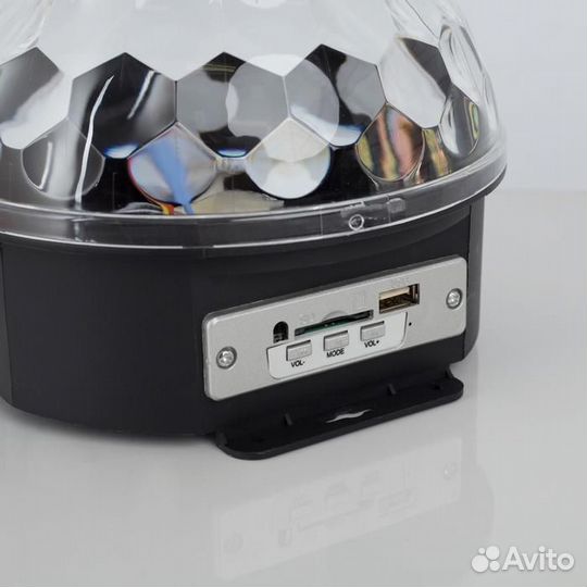 Световой прибор хрустальный шар, d17.5 см 667998