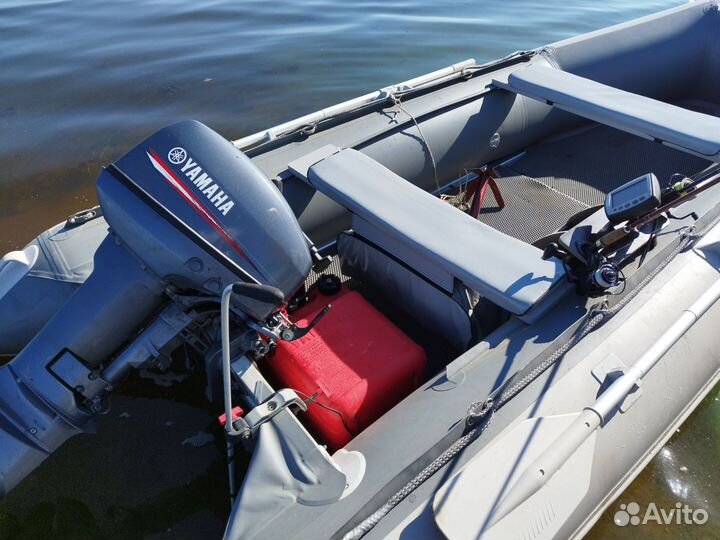 Badger 370 yamaha 15 plus прицеп