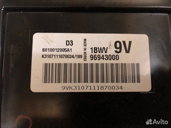 Блок управления двигателем Daewoo Matiz