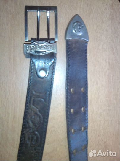 Мужской кожаный ремень