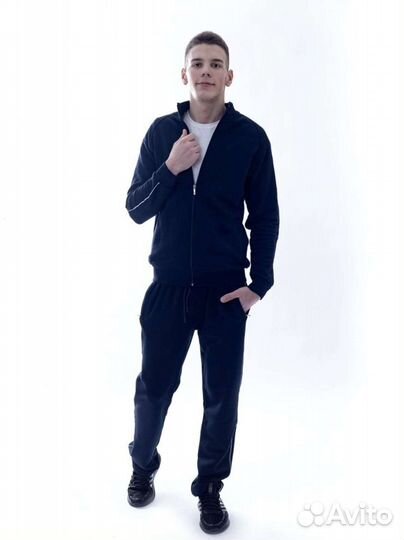 Костюм мужской утепленный на флисе новый