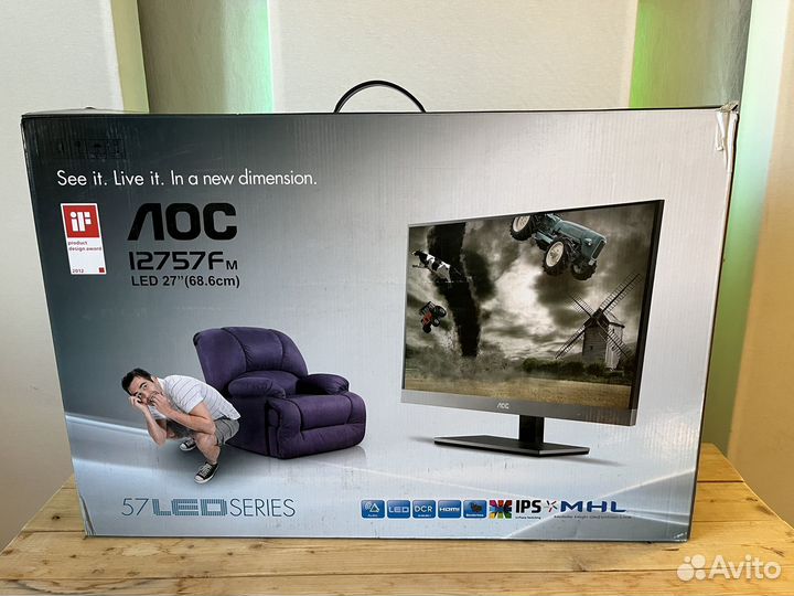 Монитор Aoc i2757fm 27 fhd