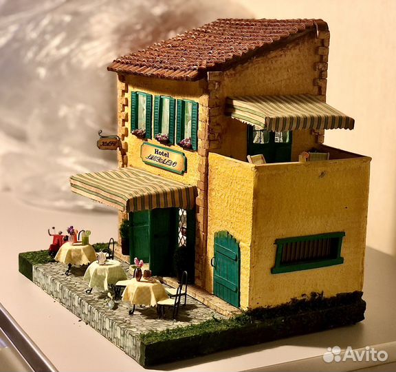 Кукольный домик, светильник, итальянский домик