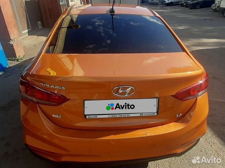 Hyundai Solaris 1.6 AT, 2018, 108 500 км