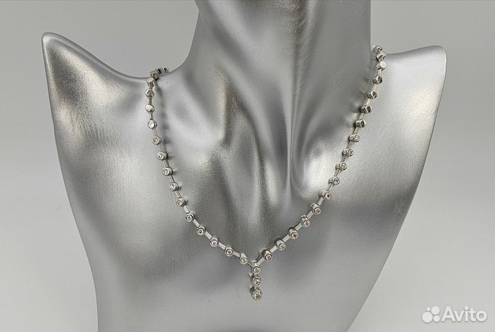 Золотое Колье 585 пробы с бриллиантами. Рассрочка