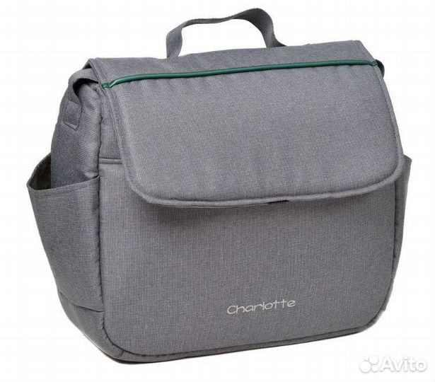 Коляска 2 в 1 Indigo Charlotte Mono серый