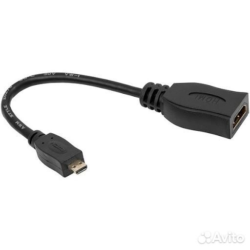 Переходник hdmi мама - micro hdmi папа, новый