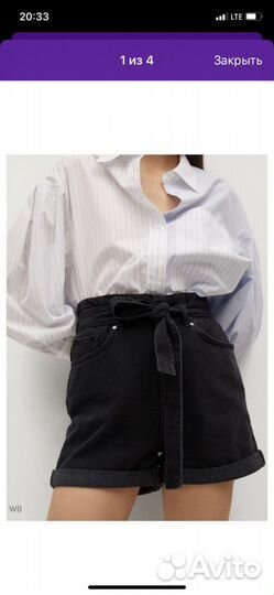 Новые. Шорты женские mango размер 42-44