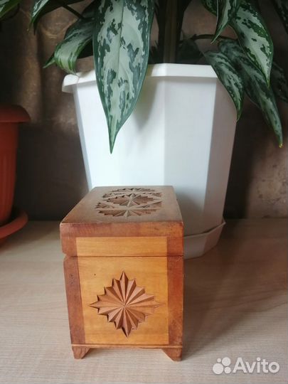 Шкатулка деревянная СССР
