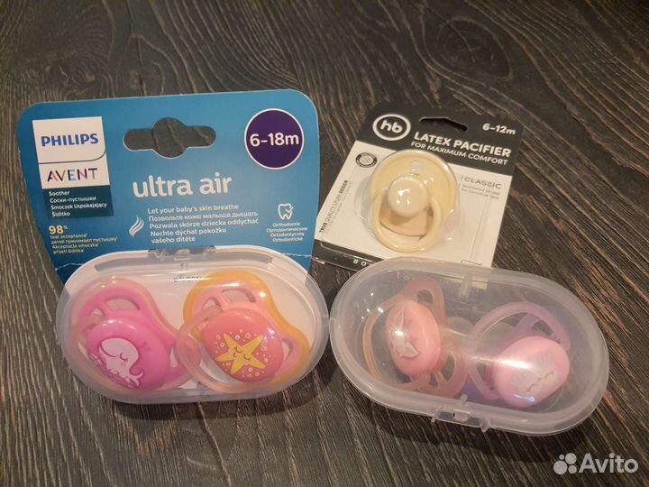 Соски Avent и Бутылочка для кормления Suavinex