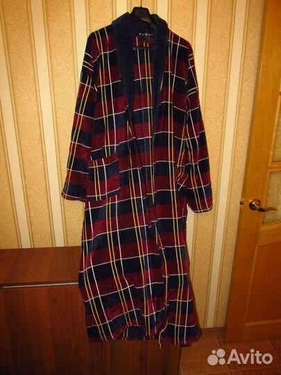 Халат мужской велюровый xxxl (р. 58-60)