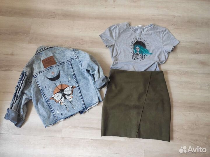 Набор вещей с росписью