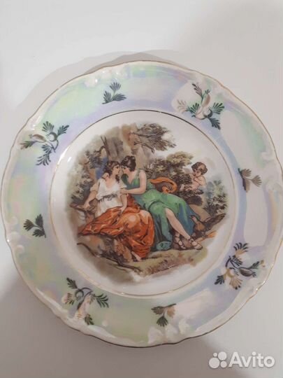 Германия гдр kahla тарелка 19см Мадонна сервиз