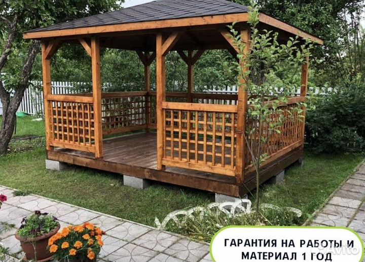 Беседка из дерева