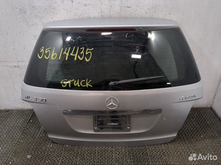 Подсветка номера Mercedes ML W164, 2007