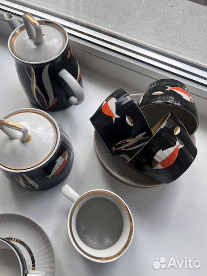 Винтажный чайный сервиз, (Дулево) 1967 г