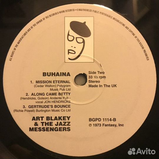 Виниловая пластинка ART blakey AND THE jazz messen