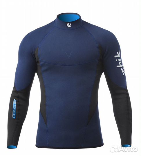 Гидромайка с длинным рукавом Microfleece V Top Nav