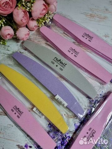 Шлифовщик универсальный, розовый, ромб