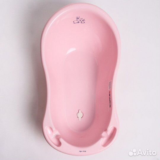 Ванночка для купания детская со сливом и горкой