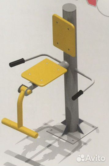 Новый спортивный уличный тренажёр 