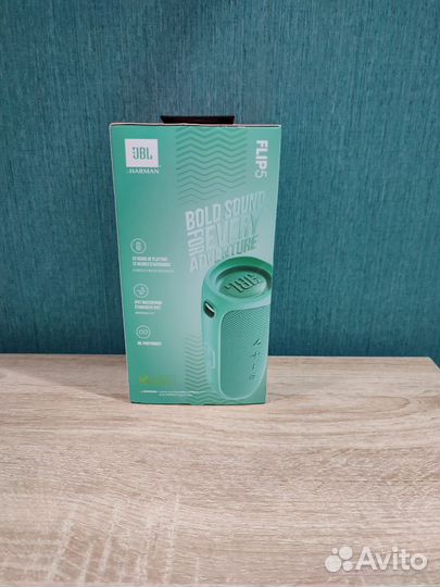 Колонка JBL Flip 5 Бирюзовая Новая, чек, Оригинал