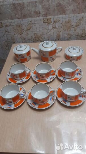 Сервиз чайный Абстракция СССР Полонне