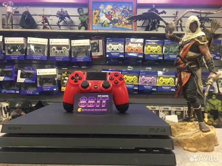 Sony PS4 Pro + ReD геймпад+наушники Samsung Galaxy