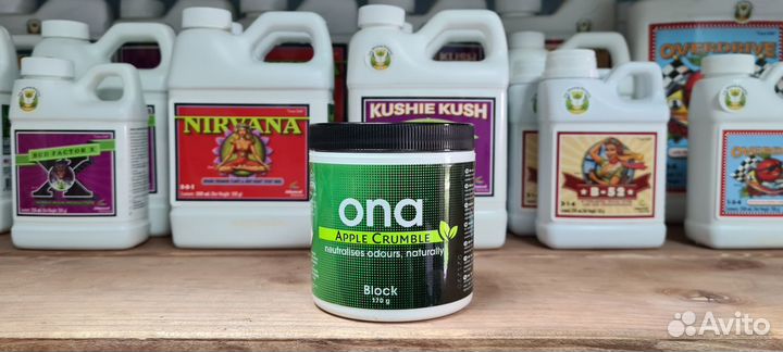 Нейтрализатор запаха ONA Block Apple Crumble 175гр