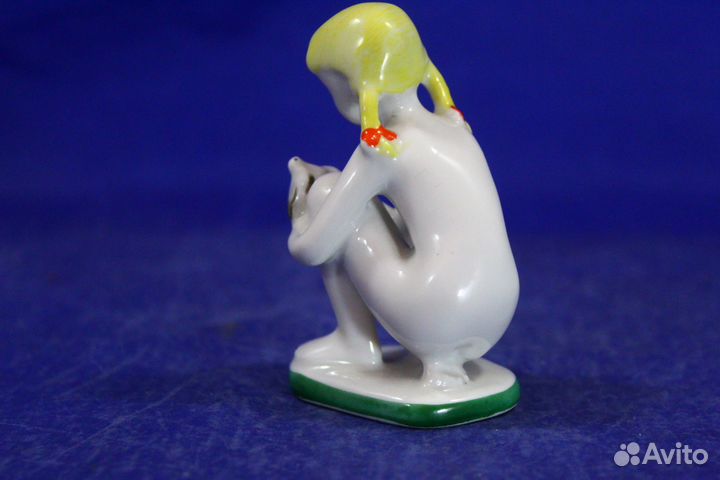 Юный скульптор фарфор статуэтка лфз СССР девочка