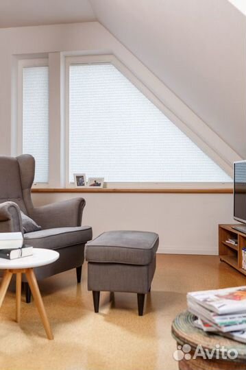 Шторы плиссе на заказ. Более 600 видов тканей