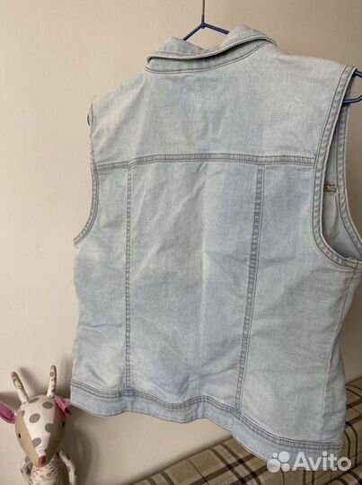 Джинсовая жилетка женская 44 46