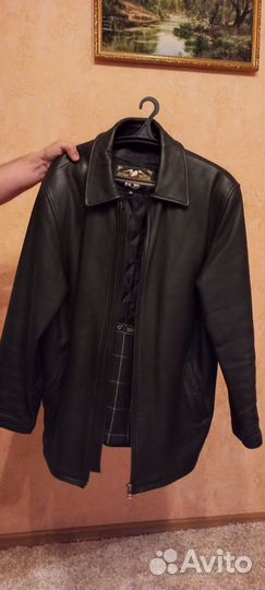 Кожаная куртка мужская