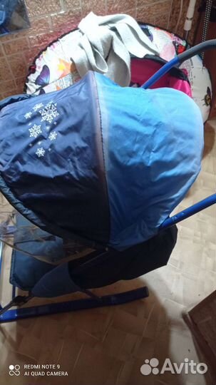 Коляска санки