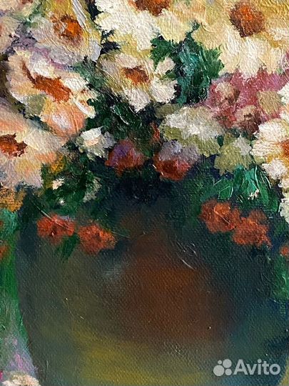 Картина маслом на холсте натюрморт 30х40см