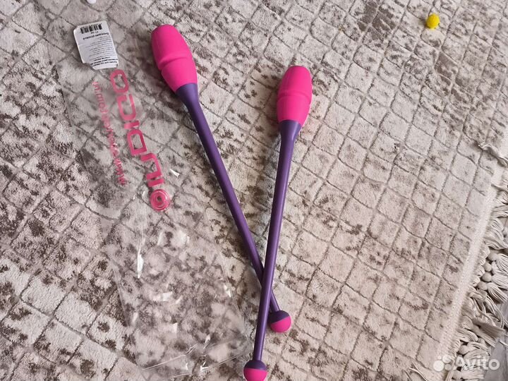 Булавы indigo для художественной гимнастики