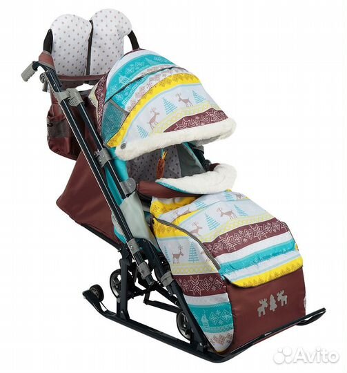 Детские санки-коляска Ника
