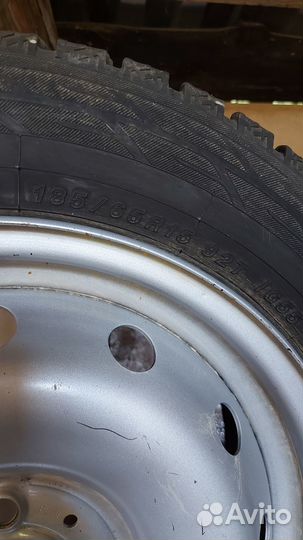 R15 Yokohama IceGuard Stud IG65 185/65, PCD 4x100 DIA 60.1