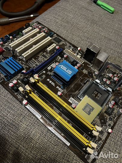 Материнская плата с процессором intel