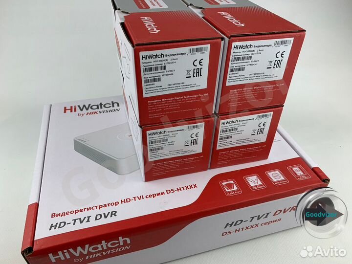 Видеонаблюдение комплект