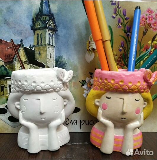 Раскраска из гипса