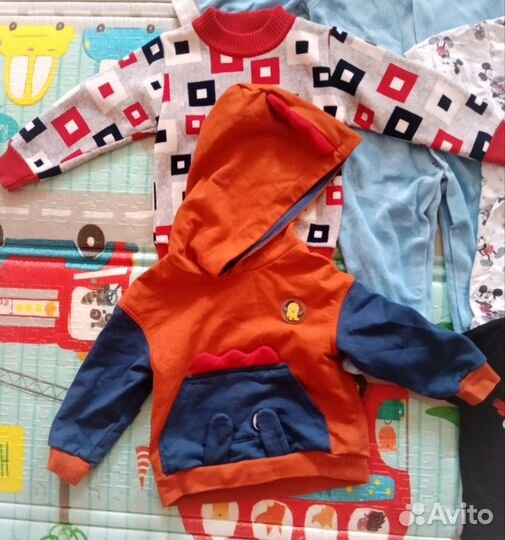 Одежда пакетом на мальчика 80
