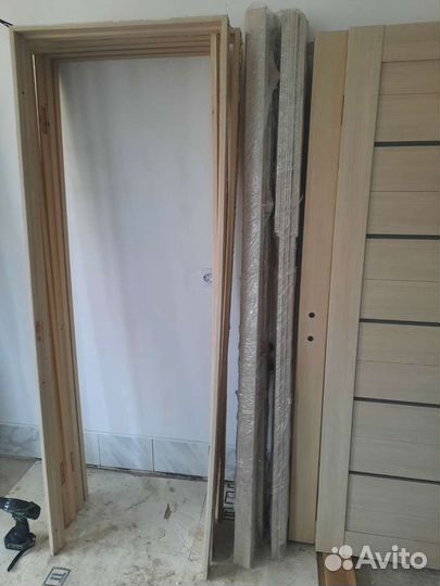 Двери межкомнатные с коробкой и наличниками
