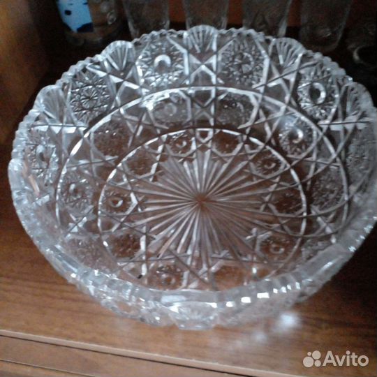 Ваза хрустальная большая СССР