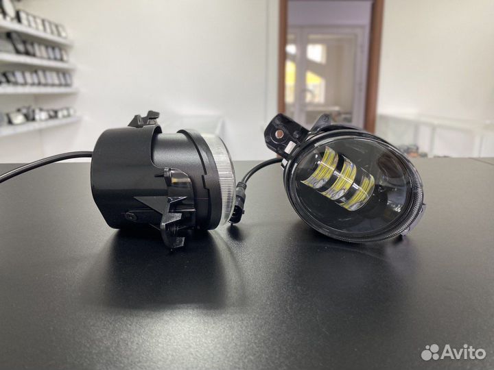 Диодные LED птф 2 режима на Nissan (AL)