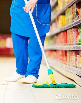 Уборщица продуктового магазина