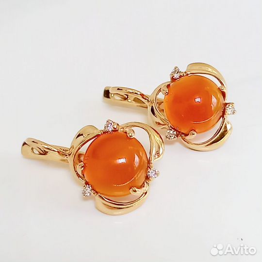 Золотые серьги